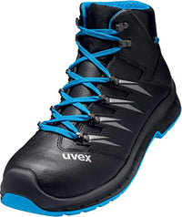Thumbnail for Uvex 2 Trend - Leder-Sicherheitsstiefel S3 SRC ESD - Blau/Schwarz - im Sale