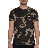 Thumbnail for Alpha Industries Herren Basic T Small Logo T-Shirt, Olive Camo, im Sale