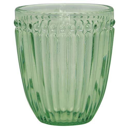 GreenGate - Water glass - Alice - pale green - 9.5 cm