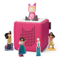 Thumbnail for Toniebox Extrapack – Toniebox Starterset Pink mit Kreativtonie + 4 x Disney Heldinnen Hörfiguren, Audioplayer für Hörbücher und Lieder, kabellose Musikbox mit Disney Hörspiel für Kinder ab 3 Jahren im Sale