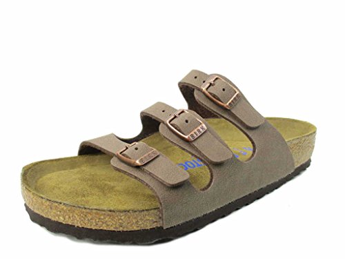 BIRKENSTOCK Florida Mocca Weichbettung Birko-Flor,Mocca,38 EU im Sale
