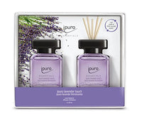 Thumbnail for ipuro - refreshing ipuro lavender touch room fragrance - subtle room freshener with contemplative lavender notes - stylish air freshener in the home for a puristic fragrance experience 2 x 50 ml