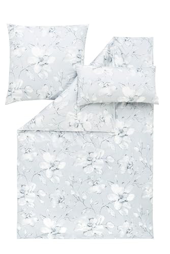 ESTELLA Isadora bed linen made of Swiss premium satin 2142-820, silver, on sale