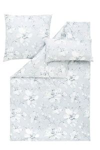 Thumbnail for ESTELLA Isadora bed linen made of Swiss premium satin 2142-820, silver, on sale