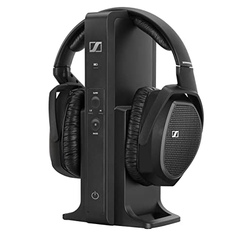 Sennheiser RS ​​175 Digital Wireless Over-Ear Headphones - Bass Boost and Surround Sound for Home and TV Entertainment Systems, Black on Sale