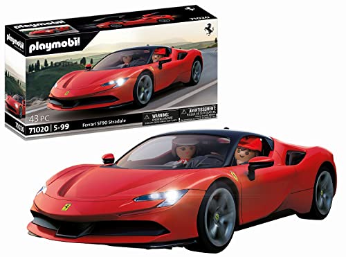 PLAYMOBIL 71020 Ferrari SF90 Stradale with light effects, super sports car, collector's item for car fans, toy for collectors and children ages 5 and up on sale