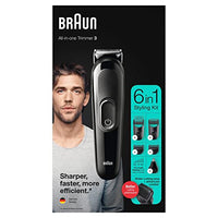 Thumbnail for Braun All-in-One 3 Trimmer MGK3320, 6-in-1 beard trimmer and hair clipper for men, for facial and head hair, 1 piece on sale