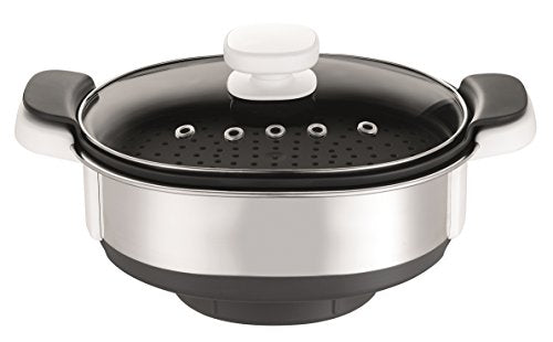 Krups XF552D Dampfgaraufsatz | für Krups Prep&Cook HP5031 | Kunststoff | Edelstahl | 2.8 kilograms | Spülmaschinengeeignet | Metallic im Sale