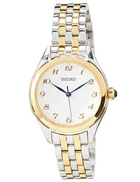 Thumbnail for Seiko Damen-Uhr Quarz Edelstahl mit Edelstahlband SUR379P1, Silber im Sale
