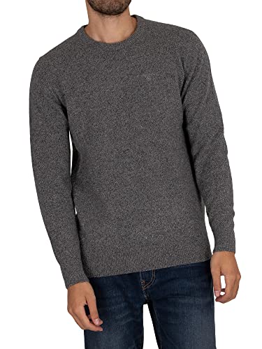Barbour Tisbury Mens Crew Gray on sale
