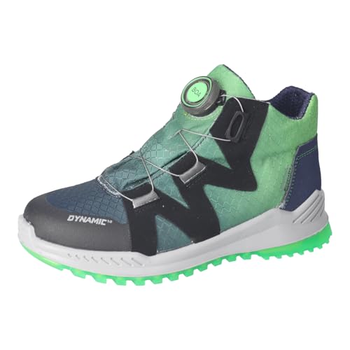 RICOSTA Jungen Stiefel Need, Kinder Boots, lose Einlage, RicostaTEX, Booties, Schnellverschluss, wasserdicht, Nautic/Limette (170), EU im Sale