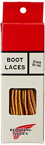Red Wing Taslan Boot Laces, Brown - Light Brown / Gold - on Sale