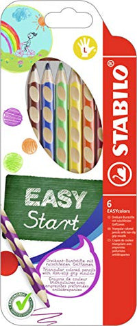 Thumbnail for Ergonomischer Buntstift für Linkshänder - STABILO EASYcolors - 6er Pack - mit 6 verschiedenen Farben