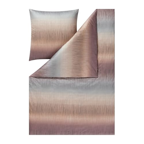 ESTELLA Mako Interlock Jersey Bed Linen Ben brown 1 Duvet Cover 135 x 200 cm + 1 Pillowcase 80 x 80 cm on Sale
