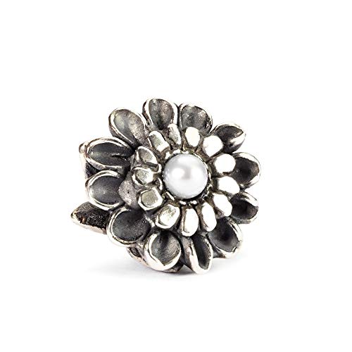 Trollbeads Damen-Bead 925 Sterling Silber weiß TAGBE-00037 im Sale