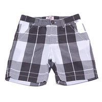 Thumbnail for Il Gufo 5731AB Bermuda Bimbo Boy Cotton Checked Gray Shorts Kid [3 Years]
