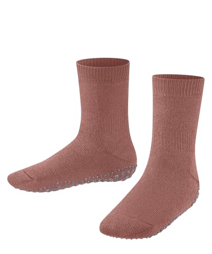 FALKE Unisex Kids' Catspads K HP Cotton Wool Anti-Slip No Show Socks, 1 Pair, Pink Wild Rose 8803, 31/34 EU on Sale
