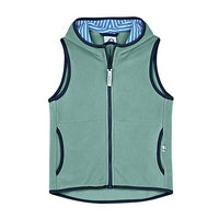 Thumbnail for Finkid Kids Poppeli Vest, Trellis-Navy, on Sale