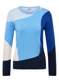 Thumbnail for Rabe Pullover Gemustert - Rundhals, Langarm im Sale