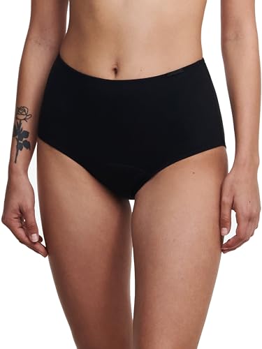 Chantelle ESSENTIAL, Periodenunterwäsche Taillenslip, Nimmt bis zu 4 Tampons - Umweltfreundlich Innovation - Bequem und unsichtbar, Damen Unterwäsche, Schwarz, 42 im Sale