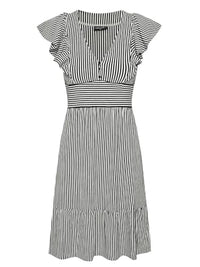 Thumbnail for Vive Maria AHOI Summer women's flounce dress black/white, on sale
