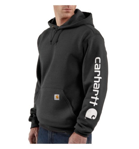 Carhartt, Herren, Weites, mittelschweres Sweatshirt mit Logo-Grafik auf dem Ärmel, Sea Pine Heather, im Sale