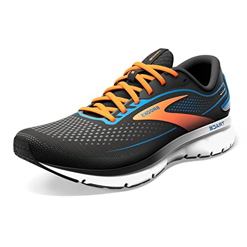 Brooks Men's Trace 2 Running Shoe, Palace Blue Depths Orange, EU on Sale