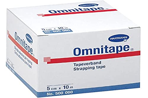 HARTMANN 5000602 Omnitape Stark Klebendes Pflaster Band, 10m x 5cm