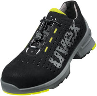 Thumbnail for Uvex 1 perforated low shoe, safety shoes S1 SRC, work shoes for women and men, black/lime - on sale