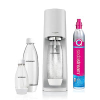 Thumbnail for Sodastream Wassersprudler Terra White Value Pack x 3 mit 2 x 1L Flaschen und 1 x 1/2L Flasche spülmaschinenfest und 1 x CO2 Quick Connect Zylinder für bis zu 60 im Sale