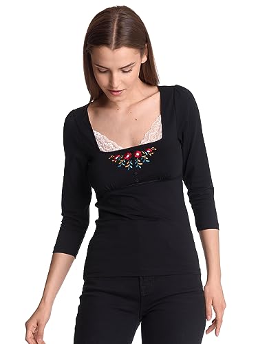 Vive Maria Meadow Love Damen Langarmshirt schwarz, im Sale