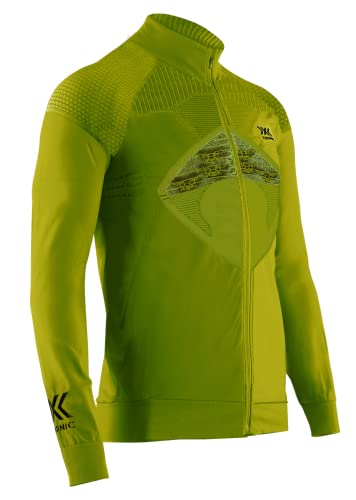 X-Bionic Energizer 4.0 Übergangsschicht-Sport-Kompressionsjacke Gelb Mann Grösse im Sale