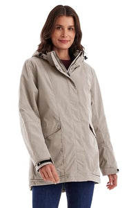 Thumbnail for killtec Damen Funktionjacke/Outdoorjacke wasserdicht mit abzippbarer Kapuze Damen Jacke, hellsand, 42, 43285-000 im Sale