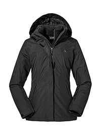 Thumbnail for Schöffel Damen 3in1 Jacket Partinello L, wind- und wasserdichte Winterjacke mit separat verwendbarer Fleece Jacke, bequeme Regenjacke mit verstellbarer Kapuze, black, 36 im Sale