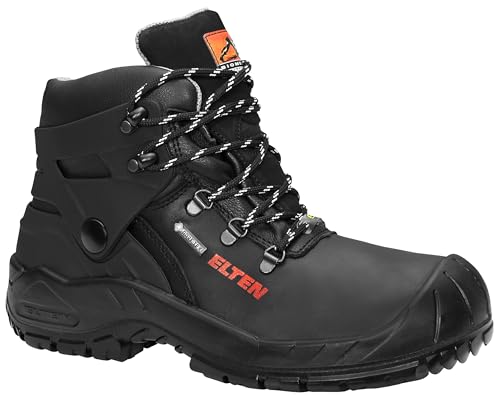 ELTEN Sicherheitsschuhe Renzo Biomex GTX ESD S3 CI, Damen und Herren, Leder, Stahlkappe, robust Schwarz44 im Sale
