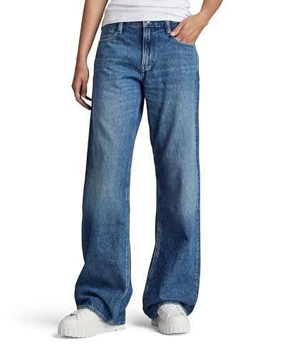 G-STAR Damen Judee Low Waist Loose Jeans Blau (Faded Harbor D22889-D436-D331) 28W / 32L im Sale