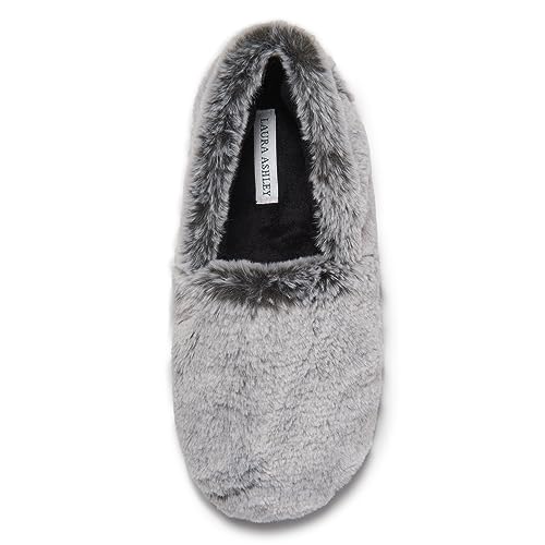 Laura Ashley Ladies Plush A-line Slippers, X-Large im Sale