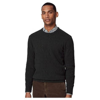 Thumbnail for Hackett London Herren Lambwool Cable Crew Pullover, Grün (dunkelgrün), Large im Sale