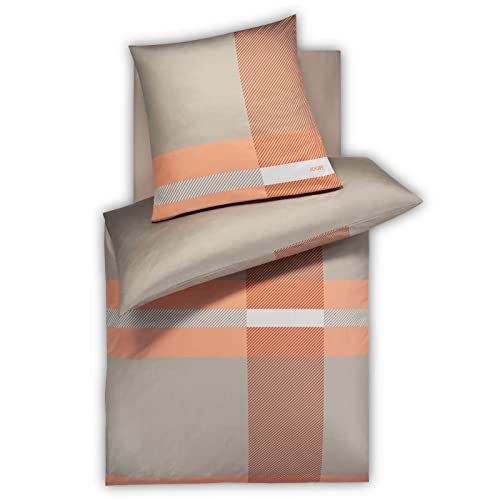JOOP! Bed linen Modern 4104 | 8 Copper - 155 x 220 on sale