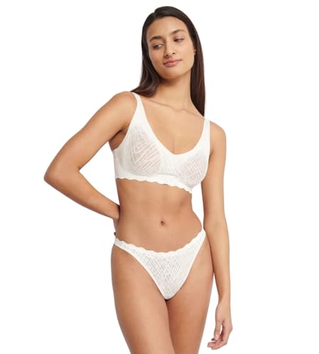 sloggi Damen Zero Feel Bliss Soft Bra, Silk White, im Sale