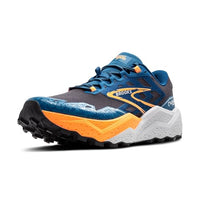 Thumbnail for Brooks Men's Caldera 7 Sneaker, Cherry Tomato Phantom Lime, EU on sale