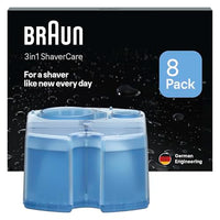 Thumbnail for Braun 3-in-1 ShaverCare Cleaning Cartridges for Cleaning Stations, Hygienic Cleaning, 8-Pack on Sale