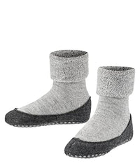 Thumbnail for FALKE Unisex Kids' Cosyshoe Minis K HP Wool Anti-Slip No Show Socks, 1 Pair, Grey (Light Grey 3400), 25-26 on Sale