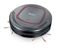 Thumbnail for SEVERIN chill® robot vacuum cleaner, powerful robot vacuum cleaner for hard floors and short-pile carpets, extra-flat cleaning robot with stair detection, platinum grey, RB 7025 on sale