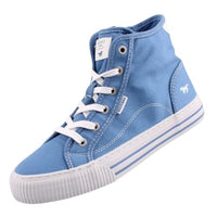 Thumbnail for MUSTANG Damen High-Top Canvas Sneaker Hellblau, Schuhgröße:EUR 39 im Sale