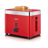 Thumbnail for Graef TO63EU TO 63 2-Scheiben Toaster, Kunststoff, Rot, 27.3 x 17.8 x 19.5 cm im Sale
