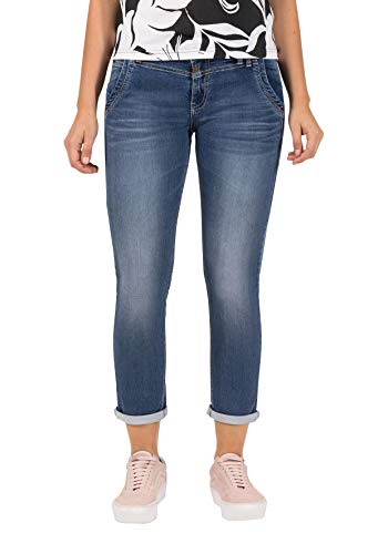 Timezone Damen Nalitz Slim Jeans, Blau (Blue Denim wash 3041), 26W / 30 im Sale