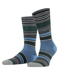 Thumbnail for Burlington Herren Socken Stripe So Wolle gemustert 1 Paar, Schwarz Black 3000, 46-50 im Sale