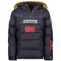 Thumbnail for Geographical Norway Boker Men's Jacket (Navy Blue, L) on Sale