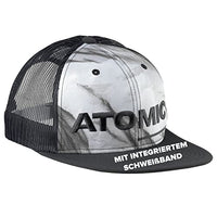 Thumbnail for ATOMIC ALPS TRUCKER CAP - Schwarz - Basecap mit einstellbarem Verschluss - Kappe mit integriertem Schweißband - Stylische Mütze mit gesticktem Logo - Snapback mit geradem Schirm im Sale